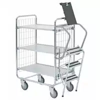 Foto articolo dell\'articolo Carrello Scalabile 100 Helge Nyberg con 3 Ripiani – L’efficienza di lavorare in altezza fino a 2,5 m
