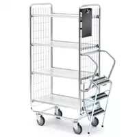 Foto articolo dell\'articolo Carrello Scalabile 100 Helge Nyberg con 4 Ripiani – Massima Efficienza e Raccolta fino a 2,5 m