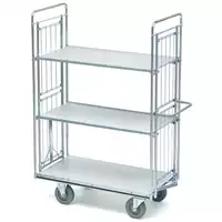 Foto articolo dell\'articolo Carrello con Ripiani 27 per Prelievo con Trainatore