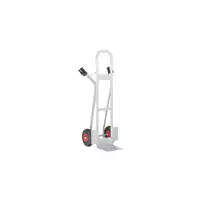 Foto articolo dell\'articolo Carrello in acciaio - Ruote pneumatiche - Pala fissa - Portata 350 kg
