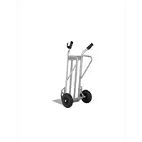 Foto articolo dell\'articolo Carrello in acciaio - Ruote pneumatiche - Pala fissa - Portata 350 kg