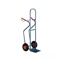 Foto articolo dell\'articolo Carrello in acciaio per casse - Ruote pneumatiche - Portata 300 kg