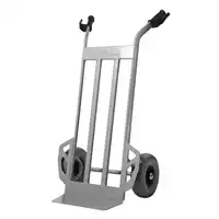 Foto articolo dell\'articolo Carrello in acciaio ultrastabile - Ruote antiforatura - Portata 350 kg