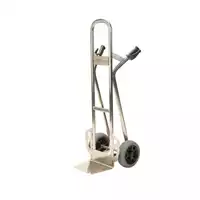 Foto articolo dell\'articolo Carrello in alluminio - Ruote antiforatura - Portata 350 kg