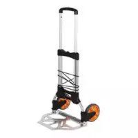Foto articolo dell\'articolo Carrello pieghevole in alluminio - Ruote antiforatura - Portata da 50 a 125 kg