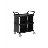 Foto articolo dell\'articolo Carrello polipropilene - 3 ripiani - Con doppia cassettiera aperta