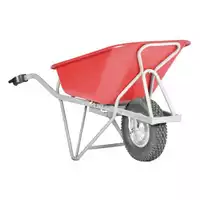Foto articolo dell\'articolo Carriola ergonomica elettrica Profi-Max in alluminio - 90 L