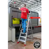 Domus - Scala professionale a forbice in alluminio