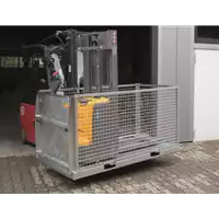 Foto articolo dell\'articolo Gabbia Inforcabile per Trasporto del Carico BAUER MTP | Con Rampa Ribaltabile | Made in Germany