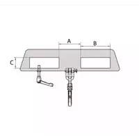 Foto articolo dell\'articolo Gancio GRU per Forche BAUER | Gancio Girevole per Carrello Elevatore | Made in Germany