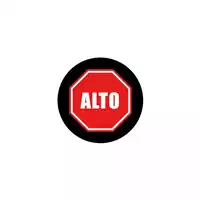 Foto articolo dell\'articolo Gobo in Vetro Borosilicato – Segnale ALTO | Compatibile con Proiettori GOBO Service