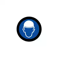 Foto articolo dell\'articolo Gobo in Vetro Borosilicato – Segnale DPI Elmetto | Compatibile con Proiettori GOBO Service