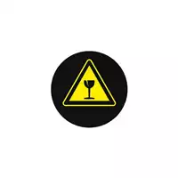 Foto articolo dell\'articolo Gobo in Vetro Borosilicato – Segnale Fragile | Compatibile con Proiettori GOBO Service