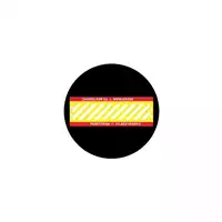 Foto articolo dell\'articolo Gobo in Vetro Borosilicato – Segnale PEDESTRIAN - TO AGV TRAFFIC | Compatibile con Proiettori GOBO Service