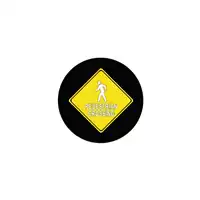 Foto articolo dell\'articolo Gobo in Vetro Borosilicato – Segnale PEDESTRIAN CROSSING - 2 | Compatibile con Proiettori GOBO Service