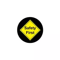 Foto articolo dell\'articolo Gobo in Vetro Borosilicato – Segnale SAFETY FIRST | Compatibile con Proiettori GOBO Service
