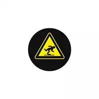 Foto articolo dell\'articolo Gobo in Vetro Borosilicato – Segnale di Rischio di Inciampo | Compatibile con Proiettori GOBO Service