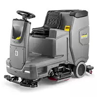 Foto articolo dell\'articolo Lavasciuga Pavimenti Uomo a Bordo Kärcher B 110 R Classic Bp +D75 – Prestazioni elevate e comfort operativo su grandi superfici