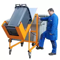 Foto articolo dell\'articolo Stazione per Ribaltamento Cassonetti Elettrica BAUER MKS 230V | Per Bidoni da 120/240 Litri | Made in Germany