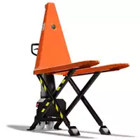 Foto articolo dell\'articolo Transpallet Manuale a Pantografo con Sollevamento Elettrico - Toyota HHL100